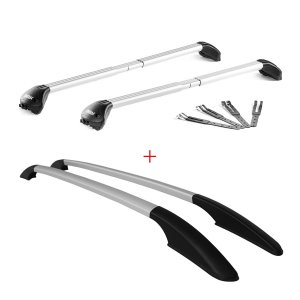 Ford Escape Roof Rack - Omac - Roof Rail SET - Gray - '13-'19 Ford Escape Roof Rack - Omac - Roof Rail SET - Gray - '13-'19